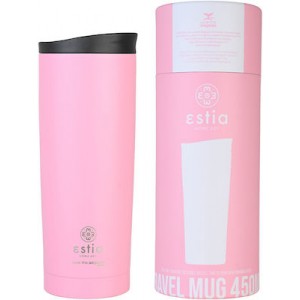 ESTIA 01-20354 TRAVEL MUG SAVE THE AEGEAN ΘΕΡΜΟΣ 500ml PINK